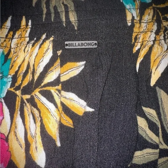 Small Billabong Bandeau Floral Crop Top - Picture 3 of 3